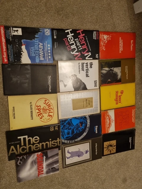 theatre programmes Old Vintage job lot X15 Astd King Richard National  Lot 2