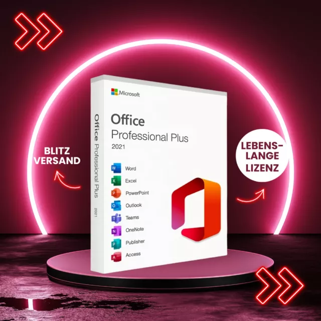 Microsoft Office 2021 Professional Plus Key - Blitzversand via Chat