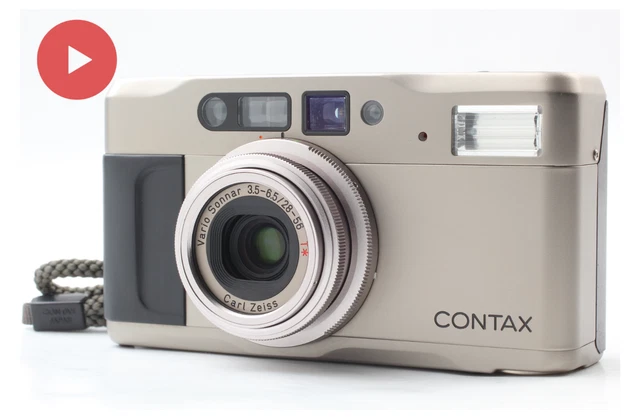 🎦 All Works [MINT w/ Strap] Contax TVS II Point & Shoot 35mm Film Camera  JAPAN