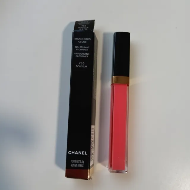 Chanel Rouge Coco Gloss 736 Douceur Lipgloss feuchtigkeitsspendend Lippenglanz