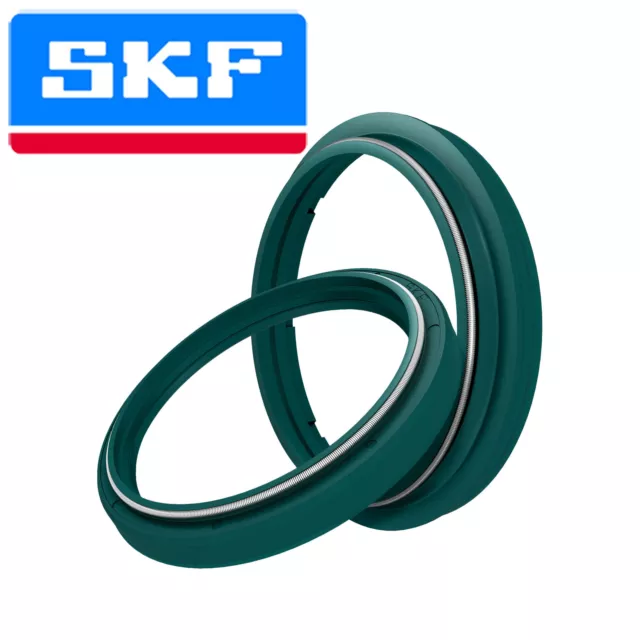 SKF Heavy Duty Fork Oil Seal & Dust Wiper Green For 2009 Gas Gas Halley 450SM