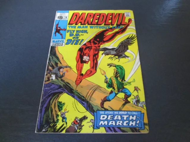 Marvel Comics Daredevil No 76  May 1971