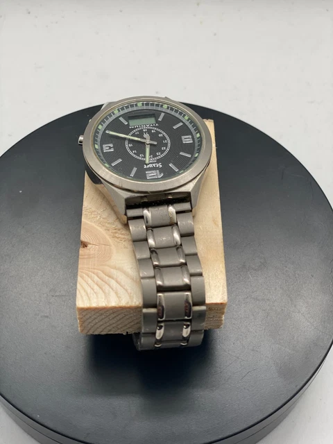 Stauer titanium atomic watch 17468 deals