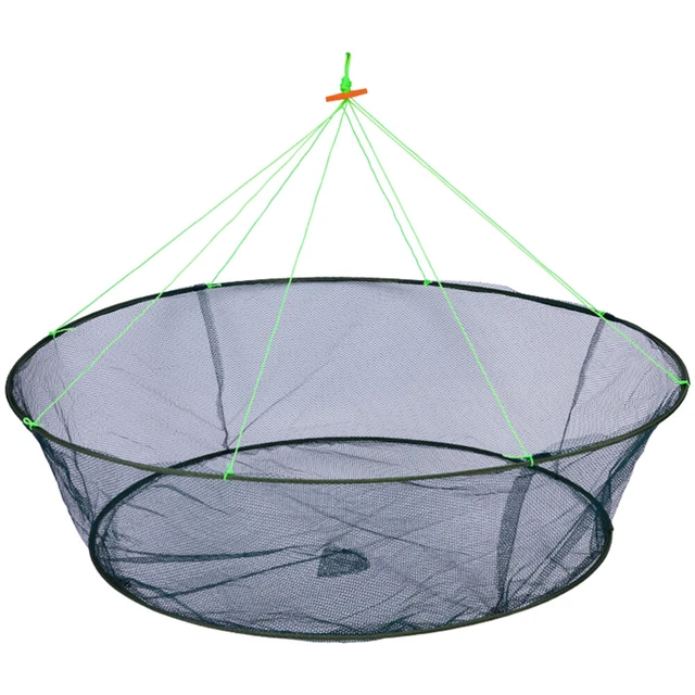 Trap à appâts de pêche à grande capacité net de poisson pliable à crevettes de c