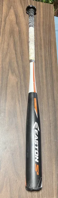 EASTON S2 Youth Baseball Bat YB15S2 30" 17-oz -13 Alloy Black White Orange