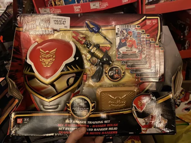 Red ranger best sale deluxe training set