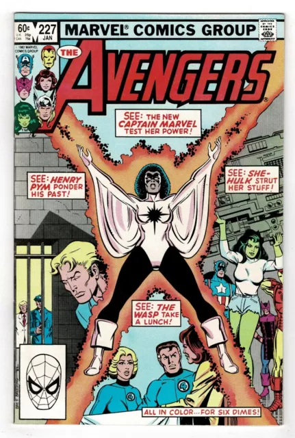 Avengers 227   2nd Captain Marvel (Monica Rambeau) & Joins the Avengers