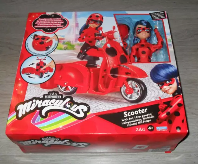 Miraculous Tales Of Ladybug & Cat Noir Ladybug Switch & Go Scooter With Doll NEW