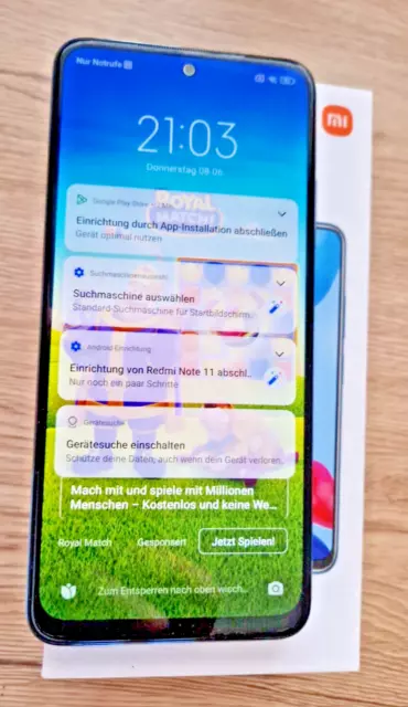 Xiaomi Redmi Note 11 - 128 GB - Blue Star (Ohne Simlock) (Dual-SIM)