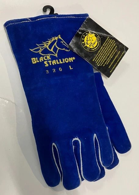 Black Stallion Welding Gloves LRG L MUST SEE