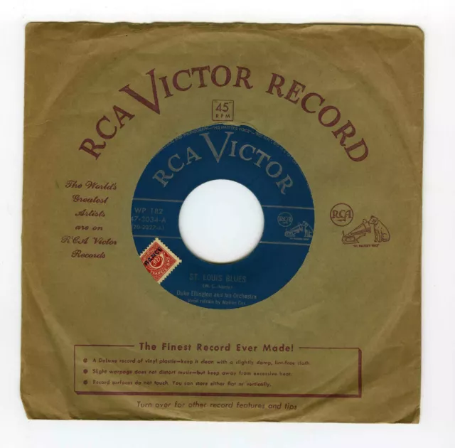 DISQUE SP LOUIS ARMSTRONG Duke ELLINGTON no UP.35.163.avec languette EUR 11 99 PicClick FR