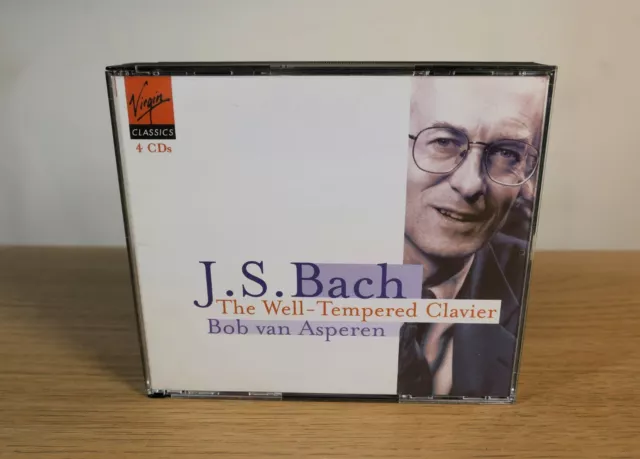 JS Bach The Well-Tempered Clavier Bob van Asperen 4 CD Virgin Classics NM