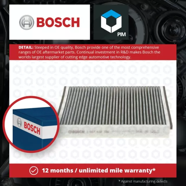 Pollen / Cabin Filter fits FORD FOCUS 10 to 20 Bosch AV6N19G244AA 1709013 New