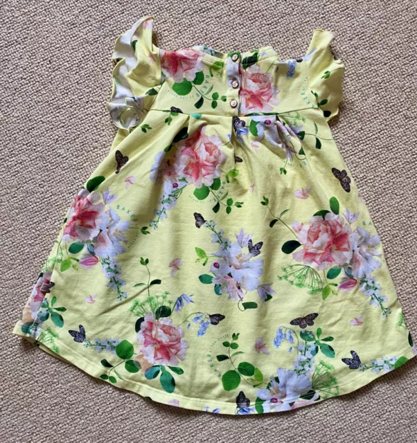 Ted Baker Baby Girls Floral Dress - 18-24 Months