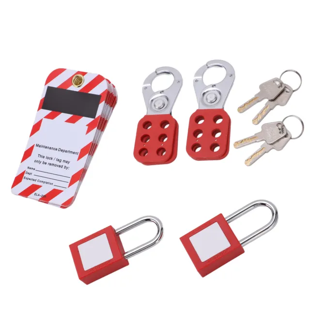 Kit blocco etichetta set lucchetto di sicurezza per stazione di blocco etichetta