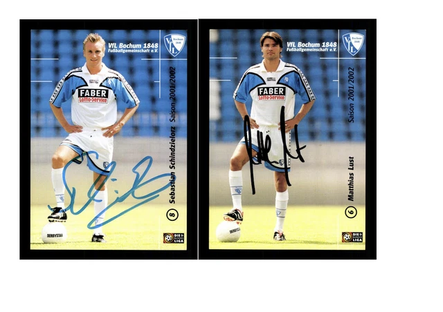 Carte Autographe Max Eberl VfL Bochum 1996-97 - Originale Signée - Collection