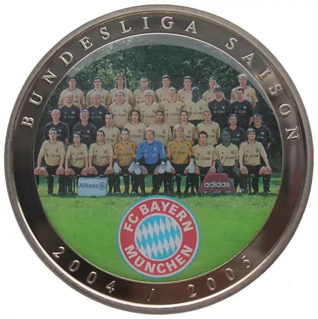 Fc Bayern München - Münze-Medaille - Bundesliga Saison 2004/2005