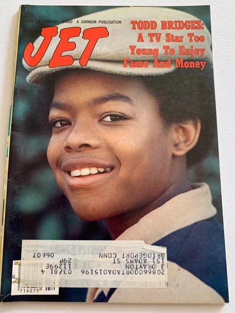 Jet Magazine Oct, 16 1980 Todd Bridges: A TV Star Too Young To Enjoy Fame And Mo