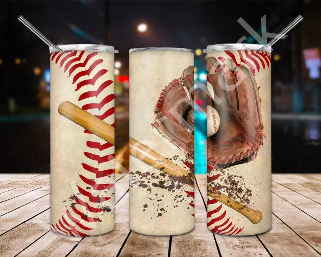 Baseball Bat and Glove 20 oz tumbler, Optional Bluetooth speaker P3808