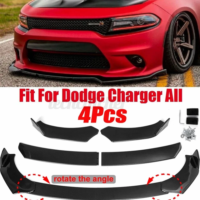 CARBON FIBER FRONT Bumper Lip Spoiler Chin Splitter For Dodge Charger
