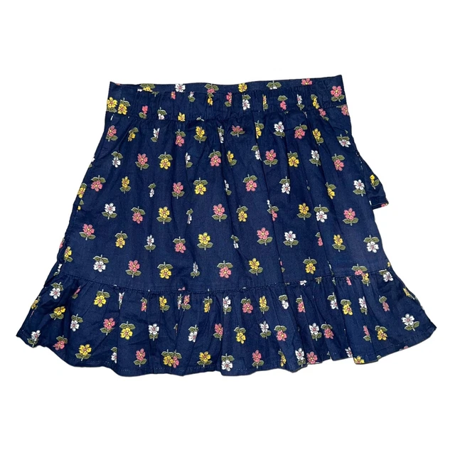 Carter’s Floral Skort Blue Mini Skirt Girls Size 6/6X