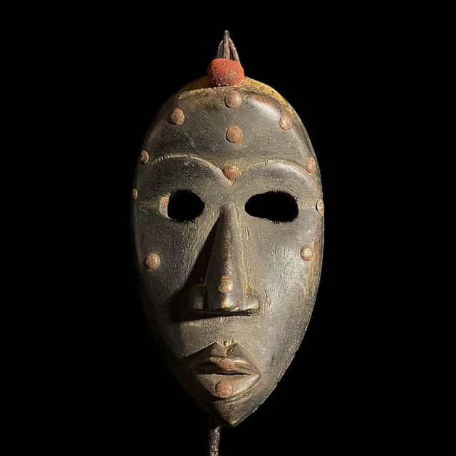 Africa Mask Also Known As Tribal Dan Tribe Mask Hand Carved Wall Hanging-7601