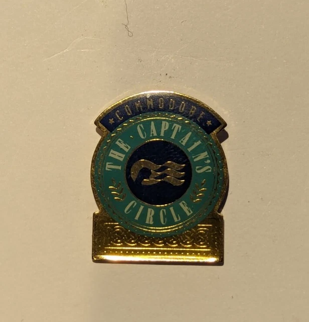 PRINCESS CRUISE COMMODORE Captain #39 s Circle Enamel Pin Badge $8 58 PRINCESS CRUISE COMMODORE Captain #39 s Circle Enamel Pin Badge $8 58