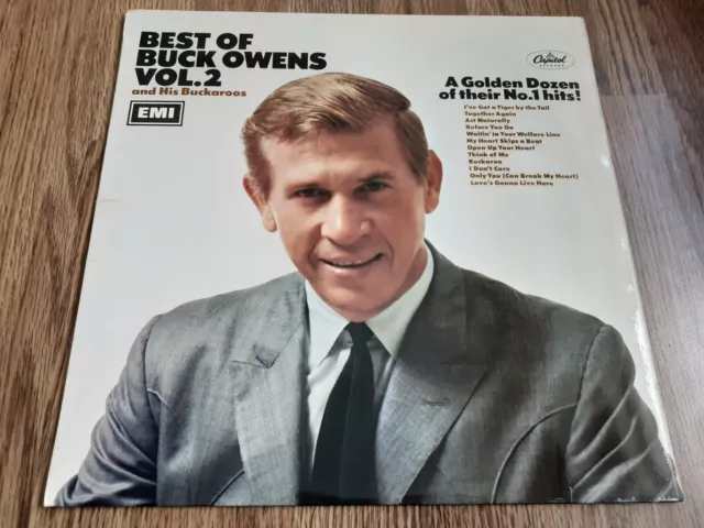 Buck Owens - The Best Of Buck Owens Vol 2 Lp Uk 1968 Capitol Records Ex