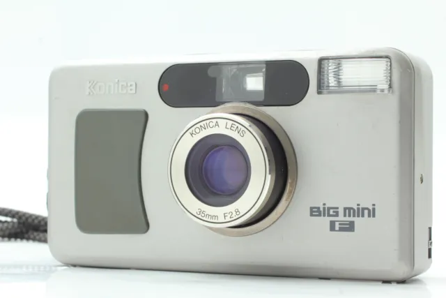 LCD Works [Near MINT] Konica Big Mini F Point & Shoot 35mm Film Camera JAPAN