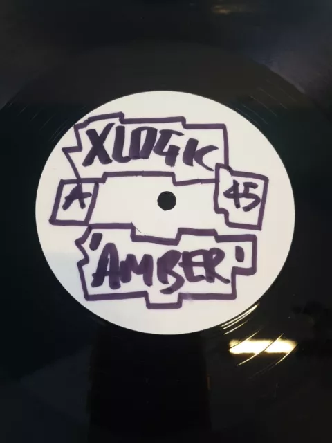 Amber: X-Logic, 1990, Whitelabel, Hammer Records, Breakbeat/House, Cat No: HZZT5