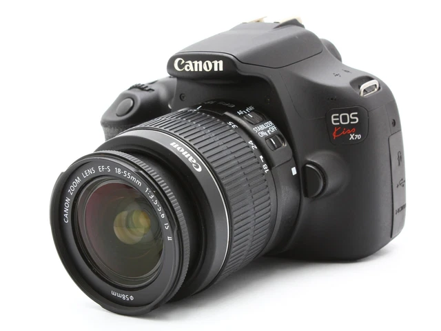 CANON KISS X70 DSLR Camera EF-S 18-55mm f/3.5-5.6 IS Ⅱ Zoom Lens