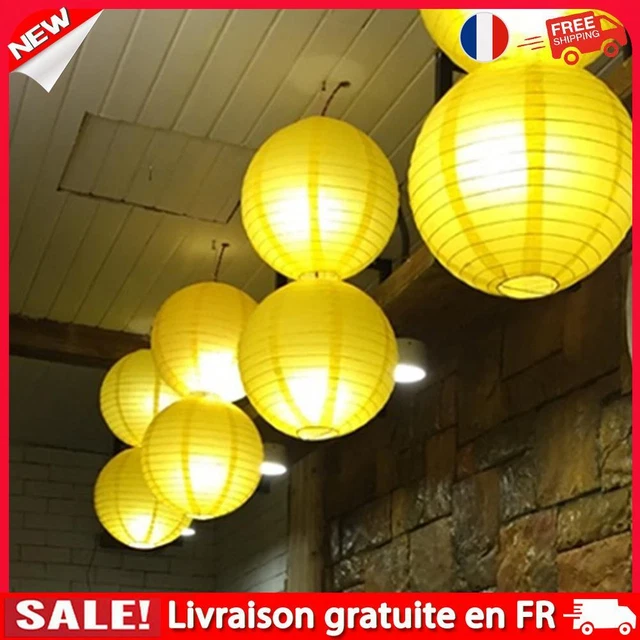FR 10 INCH Round Chinese Paper Lantern DIY Hanging Ball Lamp Decor