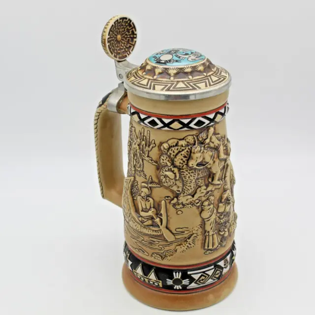Beer Stein Indians of the American Frontier Collectible 178021 Avon 1988 Vintage