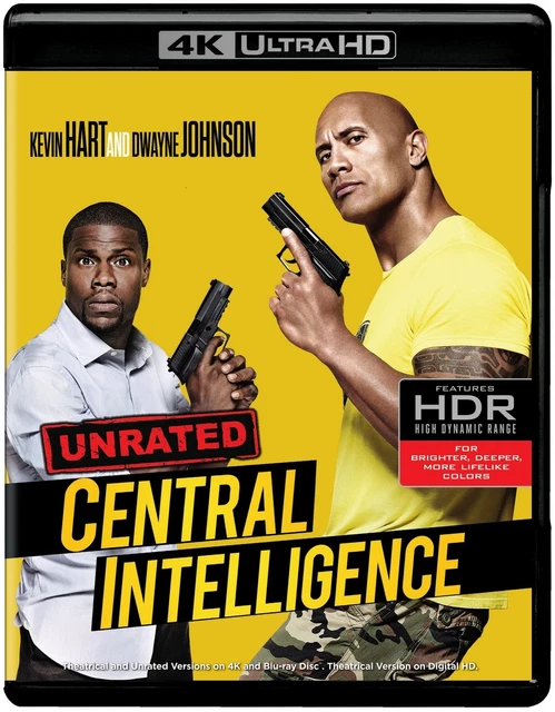 Central Intelligence (4K Ultra HD + Blu-ray) (4K UHD Blu-ray) Dwayne Johnson