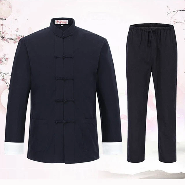 Scarpe Da Kung Fu Tradizionali Cinesi - Cotone Tessuto Per Tai Chi E Wushu | Stile Bruce Lee Nero - Foto 4