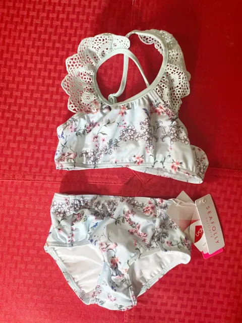 Seafolly Girls' Toddler Apron Tankini Swimsuit Size 5