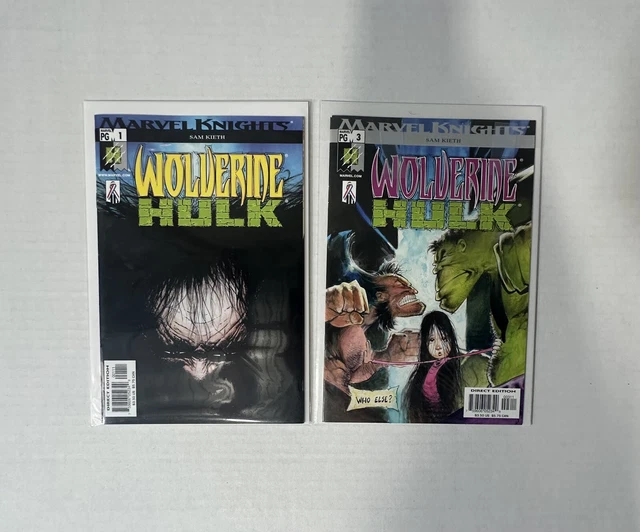 Marvel Comics: Marvel Knights- Wolverine/Hulk Vol. 1 (2002) #1-4 Complete Set