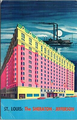 The Sheraton Jefferson Hotel St Louis Missouri MO Unposted Postcard