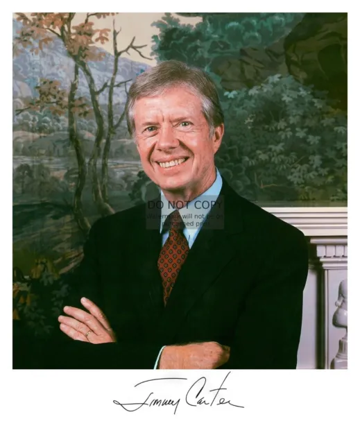 Jimmy Carter 39Th President Of The Usa Autographed Signed 8X10 Photo