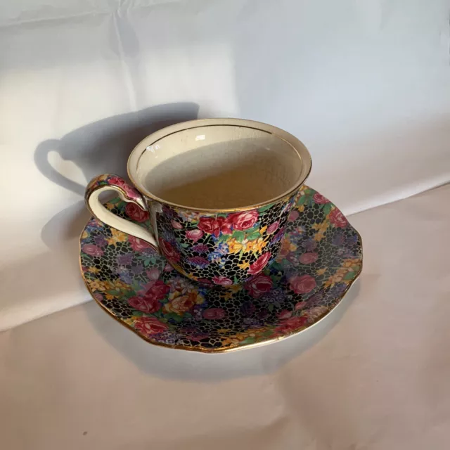 Royal Winton Grimwades Hazel Chintz Teacup And Saucer
