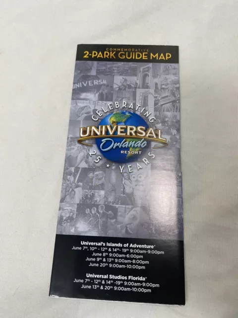 2008 Adventure Guide From Universal's Islands Of Adventure - Fold Out Map