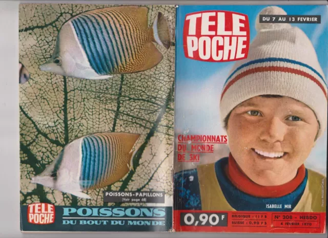 Tele Poche 1970 N°208 Complet - Isabelle Mir
