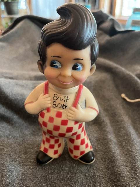 Vintage 1973 “Big Boy “ Shoney Doll Coin Bank Pre-Owned 7.5” Plastic