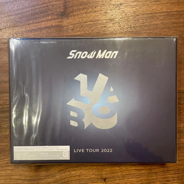 3BLU RAY SNOW Man LIVE TOUR 2022 Labo. Regular Edition First Press
