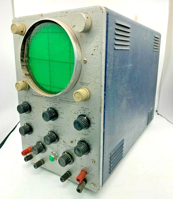 HISTORIC 1950'S VINTAGE Heathkit Daystrom Laboratory Oscilloscope O=12