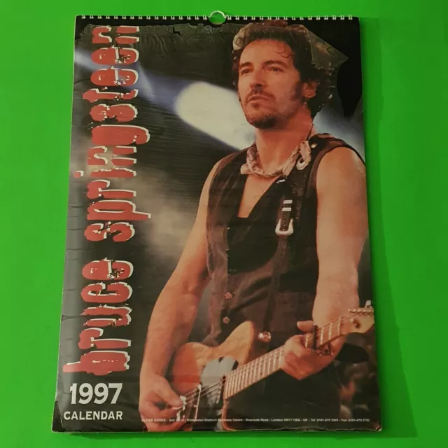 BRUCE SPRINGSTEEN - Bruce Springsteen 1997 Calendar (Oliver Books) (SEALED)