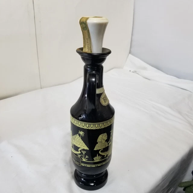 VINTAGE 1962 JIM Beam Egyptian Cleopatra Whiskey Decanter Bottle RARE