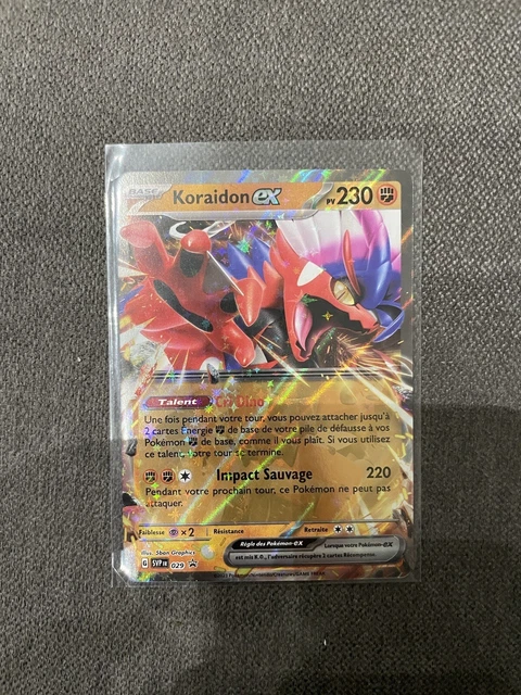 Tin-Box Pokémon Légendes Puissantes - Koraidon-ex - 1 Carte Promo Holographique + 4 Boosters - Pour Collection Et Combat - 4