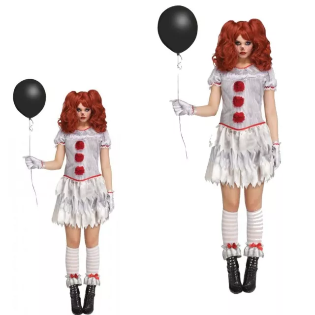 Costume da clown Carnevil adulto - Abito elegante Pennywise IT Abito Halloween