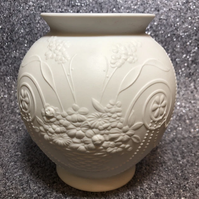 VINTAGE KAISER POTTERY West Germany White Bisque Porcelain M Frey Art